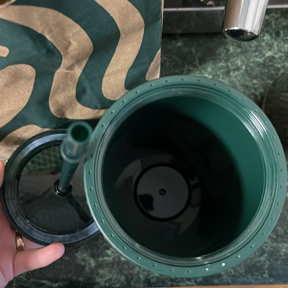 Starbucks Dark Green Jelly Studded Tumbler 24oz Venti 2021 Edition - Picture 5 of 5